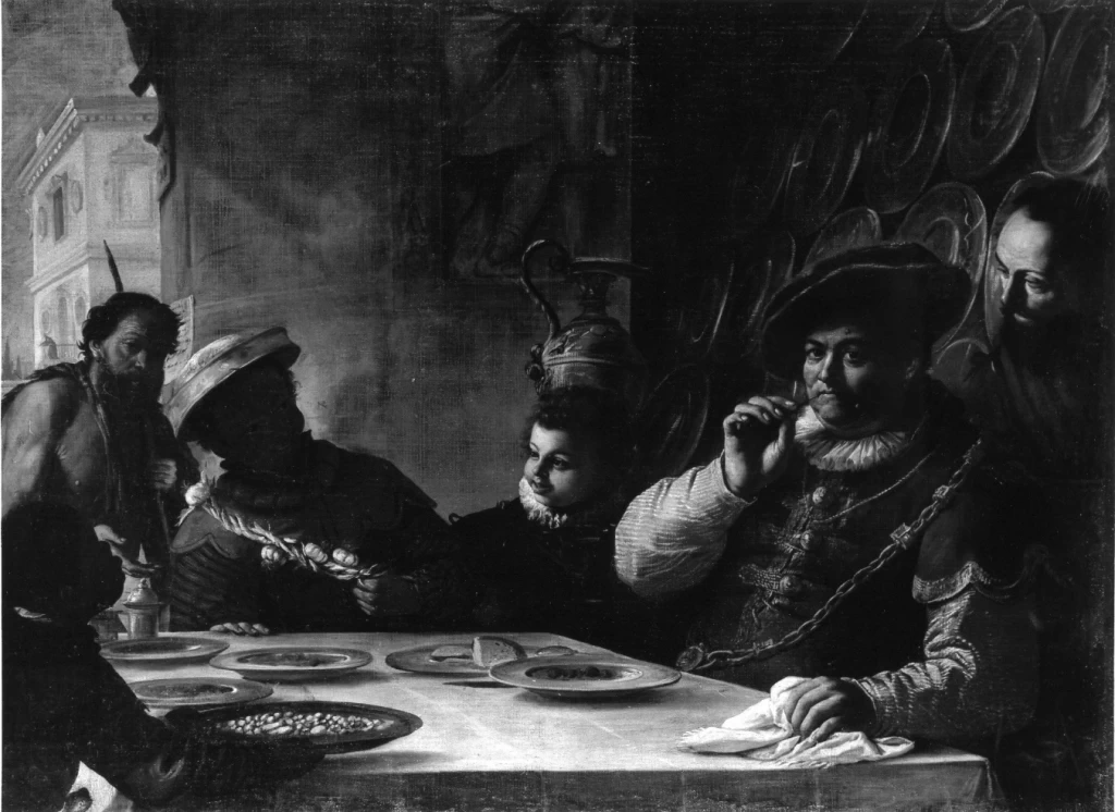 Parabola del ricco Epulone - Galleria Corsini, Roma